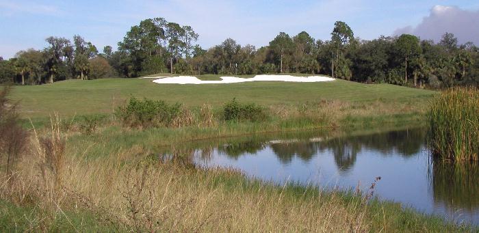 Orlando Golf Hole - Twin Rivers 2nd Green