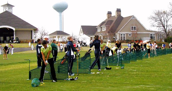 The Practice Tee at Tega Cay's Shamrock Event