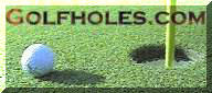Legend Oaks Golf Hole with Golf Ball and Flag stick