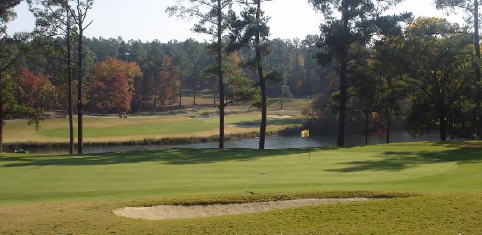 Foxfire Golf -- Grey Fox 18 Green in Pinehurst Golf Area