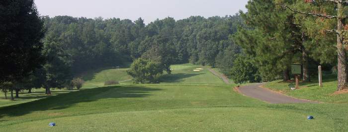 Reynolds Park Golf Hole Tee Shot