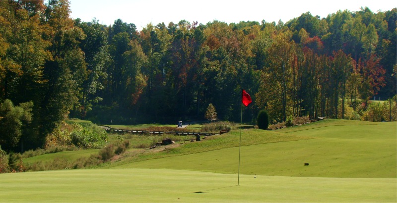 Tot Hill Farms Golf Hole 14 in Charlotte NC Area Tot Hill Farms Golf Hole 14 in Charlotte NC Area