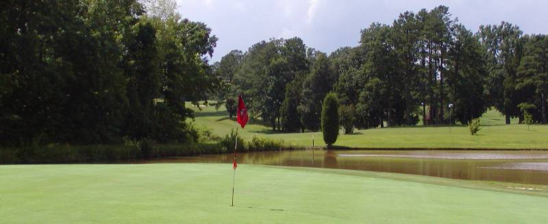 Fort Mill Golf Club, Fort Mill, SC, Hole 2 side view