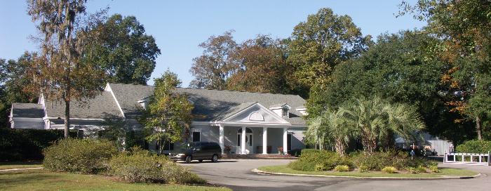 Island West Clubhouse entrance for Hilton Head Golf Area