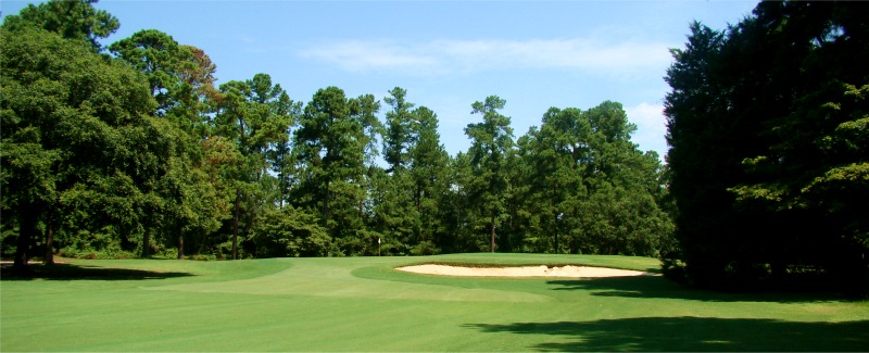 Name Golf Course Hole 1, View of Green