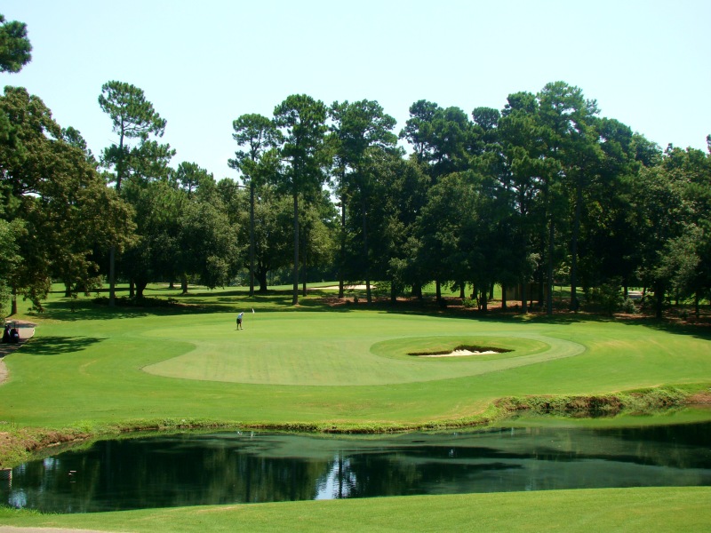 Name Golf Course Hole 1 - Tee Shot