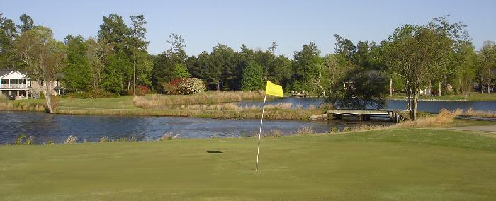 Santee Area Links at Lakewood Golf Hole 13 - Par 3